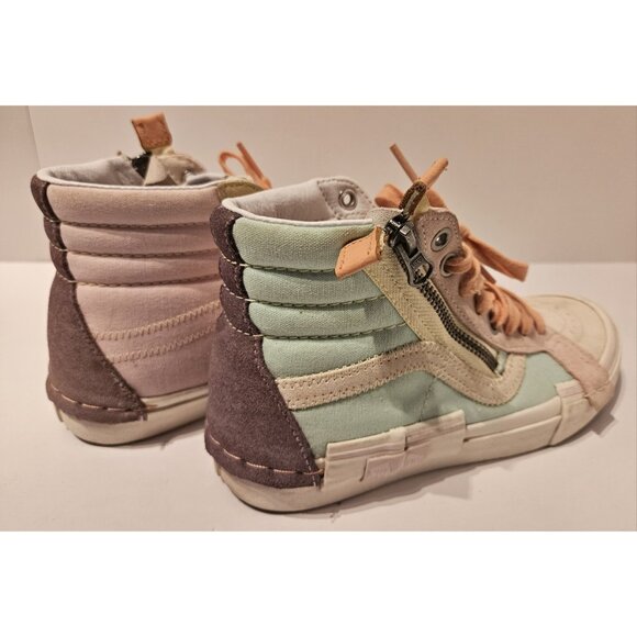 Vans Sk8-Hi Reissue CAP Pastel Shoes Color Block High Top Zip Womens 6 Men 4.5 - Picture 2 of 13